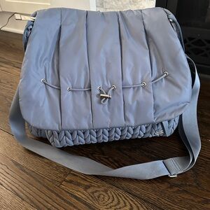 Happ brand Blue Quilted Shoulder Bag